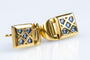 Boucles d'oreilles Boucles d'oreilles 18 carats Or jaune 0.20ct Saphir 58 Facettes BOVISAPH-107