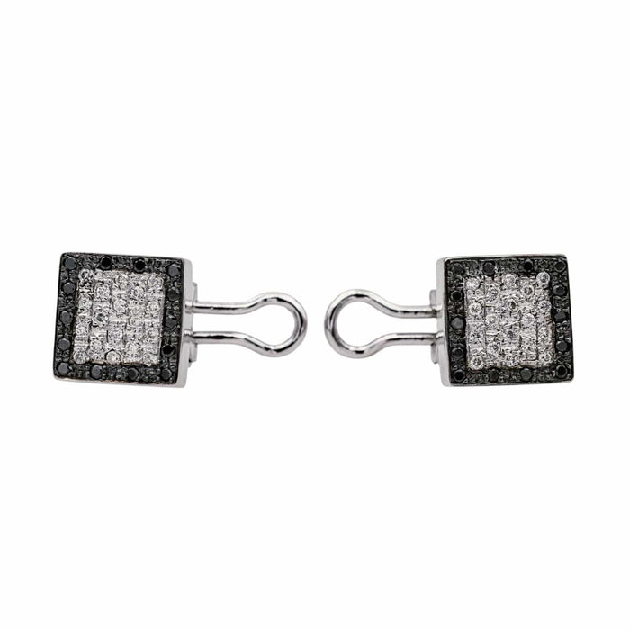 Boucles d'oreilles Or blanc Diamant