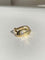 Bague 56 Bague ancienne en or jaune 18k et diamant en forme de serpent 58 Facettes