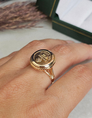 Bague 57.5 AUGIS - Bague Plus qu'hier moins que demain 58 Facettes 550