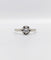 Bague 53 Bague solitaire art deco or blanc 18k diamant 0,22 carat (circa 1930) 58 Facettes A06143