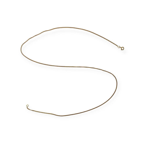 Collier Chaîne maille gourmette 50 cm en or jaune 750 58 Facettes 330089854