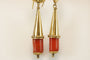 Boucles d'oreilles Boucles d'oreilles antiques en or jaune corail 58 Facettes 7652