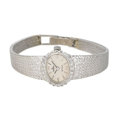 Montre Omega Montre De Ville Or blanc Diamant 58 Facettes 4345689RV