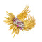 Broche Broche  Or jaune, Or rose, Or blanc Rubis, Diamant 58 Facettes 4367778CN