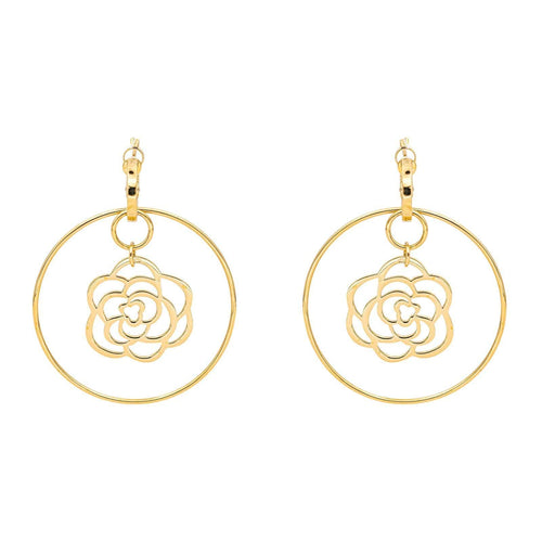 Boucles d'oreilles Chanel Boucles d'oreilles Camélia Or jaune 58 Facettes 4662253RV