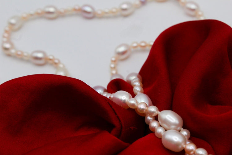 Collier Collier perles eau douce 58 Facettes 240361