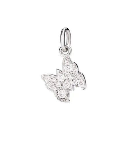 Pendentif Pendentif papillon Dodo en or blanc et diamants 58 Facettes 17596