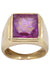 Bague 50 Bague chevalière or jaune intaille poséidon 58 Facettes 089241