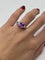 Bague 51 Bague or blanc et saphir rose 3 ct 58 Facettes 416