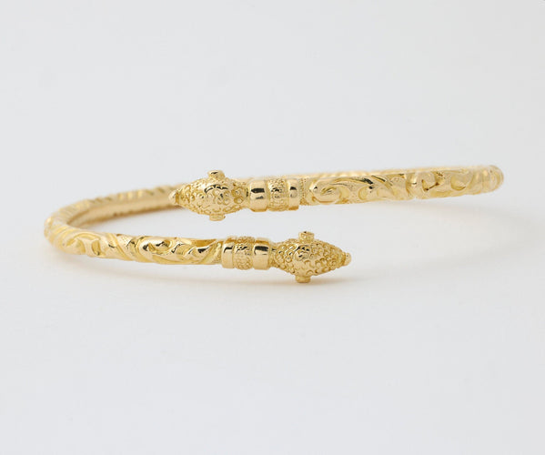 Bracelet Bracelet serpent or jaune 58 Facettes