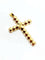 Pendentif Pendentif croix en or jaune 58 Facettes