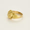 Bague 55 Bague chevalière "Lion" en or jaune 58 Facettes ROD4429X2