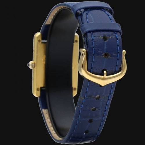 Montre Cartier Montre Tank Vermeil Must De Cartier Vermeil 58 Facettes MT43337