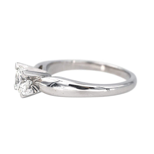Bague 48 Bague  Solitaire Platine Diamant 58 Facettes 4387221CN