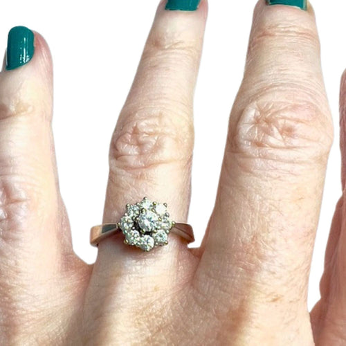 Bague Bague design contemporain du XXème siècle en or avec diamants 58 Facettes Q86B