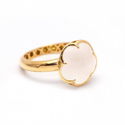 Bague 53 PASQUALE BRUNI - Bague fleur blanche 58 Facettes D361619UZ