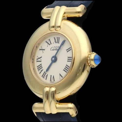 Montre Cartier Montre Colisée Must De Cartier Vermeil 58 Facettes MT44863