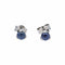 Boucles d'oreilles Boucles d'oreilles Puces Or blanc Saphir 58 Facettes 3089100CN