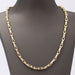 Solid chain necklace 2 Golds 58 Facettes E360863