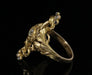 Bague Bague florale Art Nouveau en or jaune et diamant 58 Facettes