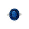 Bague 52 Bague Harry Winston, en platine sertie d'un saphir et diamants. 58 Facettes 35065
