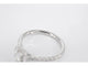 Bague 54 Bague entourage en or blanc avec diamants taille brillant et baguette 58 Facettes 2086