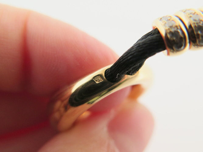 Collier collier CHAUMET pendentif anneau gm diamants 0.24ct or jaune 18k 58 Facettes 271153