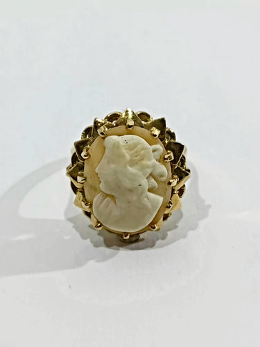 Bague 55 Bague Camée Or Rose 58 Facettes 3088/1
