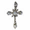 Pendentif Croix en argent rococo des années 1750 : l'art de la joaillerie 58 Facettes 24121-0345