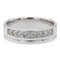 49 Bague Demi alliance Or blanc Diamant 58 Facettes 1623027CN