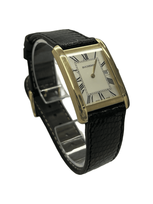 BUCHERER - Montre Tank or jaune