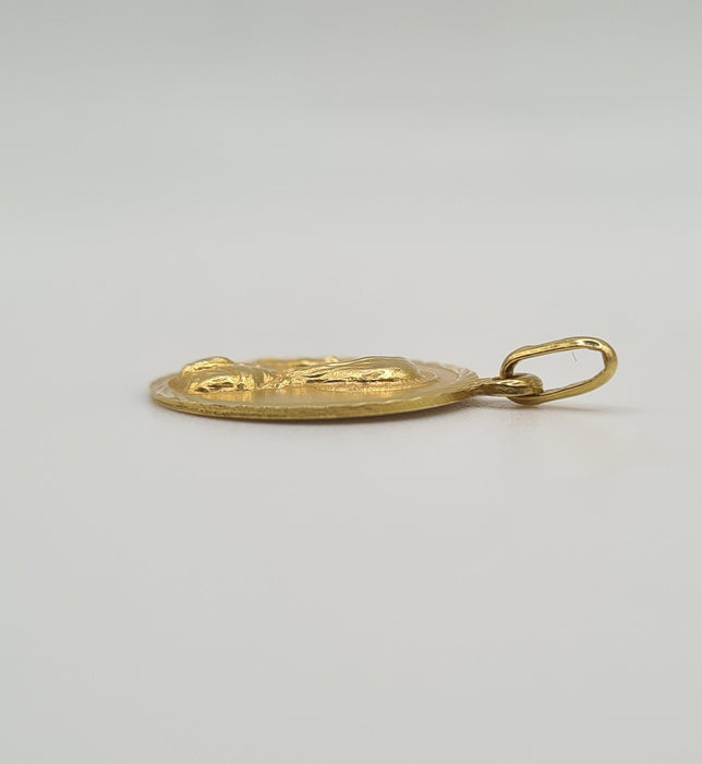 Pendentif religieux or jaune