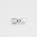 Earrings Cultured pearl and diamond earrings 58 Facettes