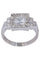 Bague 56 Bague platine art-déco diamants 58 Facettes 089681