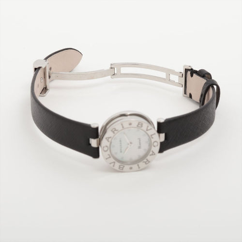 Bvlgari - Montre B. Zéro 1 en acier et nacre