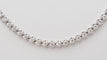 Collier 44.5 Collier rivière en or blanc et diamants 58 Facettes 32532