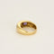 Bague 53 Bague jonc en or jaune, citrine, topaze et améthyste 58 Facettes ENG10845