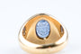 Bague 49.5 Cartier Paris – Chevalière armoriée (commande spéciale) – Or jaune 18 ct (750) – Saphir gravé en intaille – 13,10 g – 58 Facettes BGUCARTCC1428-10