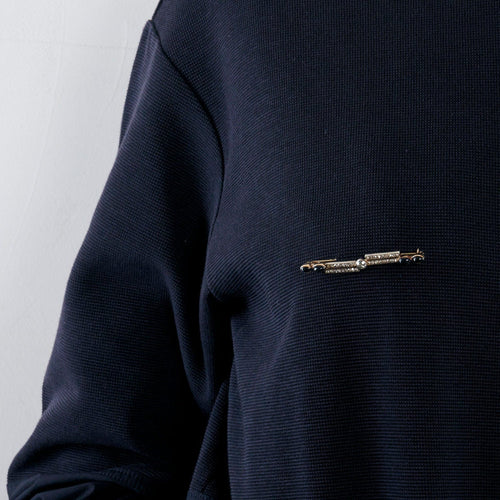 Broche Broche barette en or jaune sertis de diamants et saphirs 58 Facettes GS10