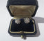 Boucles d'oreilles Boucles d'oreilles vintage Clous or blanc, diamants 58 Facettes
