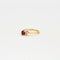 Bague 52 Bague solitaire rubis diamants 58 Facettes LP562