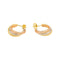 Boucles d'oreilles Boucles d'oreilles Créoles  Or jaune, Or blanc, Or rose 58 Facettes 4815711CN