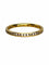 Bague 48 Demi-alliance FRED or jaune et diamants 0,21 ct 58 Facettes 1110