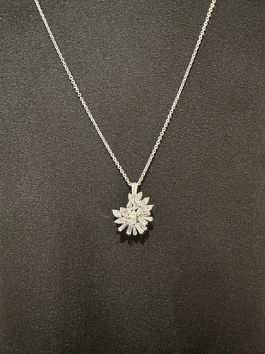 Pendentif Pendentif Cocktail platine et diamants 58 Facettes 1.0002595/5