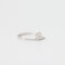Bague 52 SOLITAIRE DIAMANT OR GRIS 18K 58 Facettes