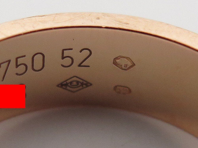 Bague 52 bague CARTIER love classique crb4084800 t52 en or rose 18k 5.6gr 58 Facettes 265087