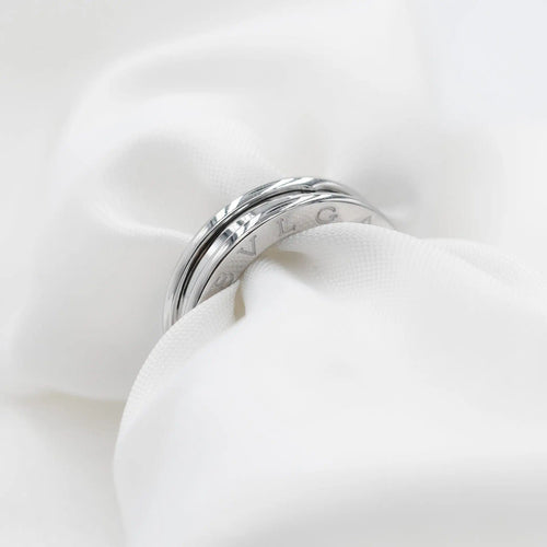 Bague 51 Bague Bulgari B.zero1 en or blanc, anneau simple 58 Facettes 8006
