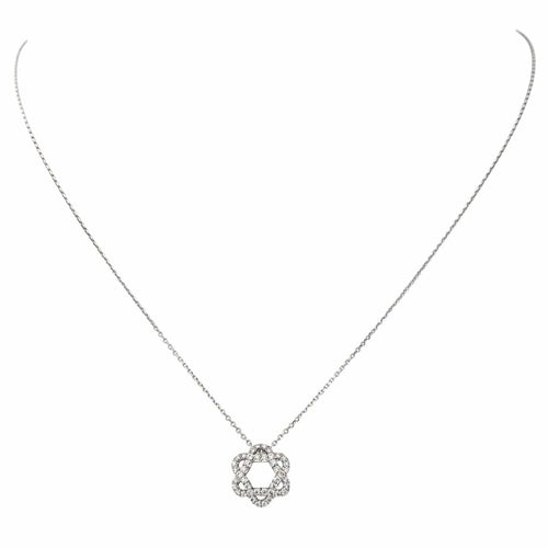 Collier Collier Pendentif Or blanc Diamant 58 Facettes 4520965RV