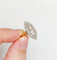 Bague 50 Bague marquise antique or rose diamants taille rose (circa 1900) 58 Facettes A06286